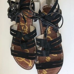 SAM EDELMAN Lace Up Gladiator Sandals New